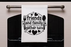 Friends And Family Gather Here svg, Farmhouse Kitchen Svg. Product Image 4