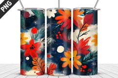 Flowers Tumbler Wrap | Sublimation Design | Tumble PNG Product Image 5