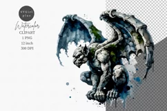 Halloween clipart, Gargoyle clipart, Gothic clipart Included Product Image 1