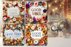 SUPER BUNDLE 2025 | 100 square coaster sublimation designs Product Image 2