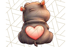 Cute Back View Sitting Animal Clipart PNG From Behind Product Image 5