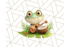Tropical Fruit Party Animals PNG Clipart, Cute Summer Animal Product Image 5