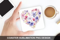 Spring Flower - Coaster Sublimation Design Product Image 1