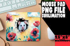 PLAYFUL DESK MAT FUN SUBLIMATION, Animals In Wall Product Image 1