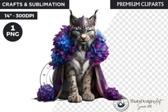 Royal Hydrangea Guardian Fantasy Warrior Floral Graphic Product Image 1