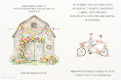 Summer Wedding Day Clipart Product Image 2