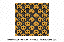 Halloween Pumpkin Pattern Png | Sublimation | Digital Paper Product Image 1