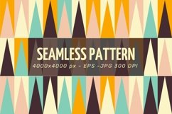 Triangular Geometrical Mid Century | Triangular pattern Product Image 2