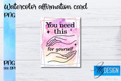 Affirmation cards PNG Bundle | Positive Affirmation Quotes Product Image 29