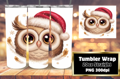 VIVID 20oz Tumbler PNG Template , Cute Christmas Product Image 1