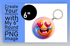 Dynamic Circle PNG for Coasters , 3D Emoji Product Image 1