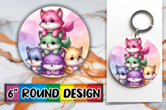 Enchanted Car Coaster Circle, Cute Animals Product Image 1