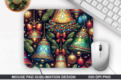 Christmas Mouse Pad Sublimation, Christmas Mouse Pad PNG Product Image 1