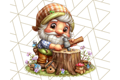 Gnomes at Work Clipart PNG, Cute Gnomes PNG Illustration Product Image 5