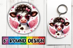 Enchanted Keychain Sublimation, Valentines Product Image 1