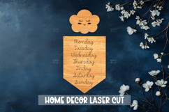 32 Baby Room Decor - Wooden Nursery Decor Laser Cut Product Image 22