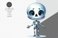 Halloween clipart, Skeleton clipart, Autumn clipart Product Image 1