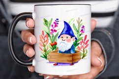 Watercolor Garden Gnome PNG Clipart Product Image 3