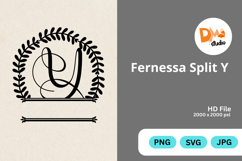 Fernessa Split Monogram Product Image 1