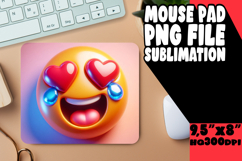 Cheerful Desk Mat Design Ideas, 3D Emoji Product Image 1