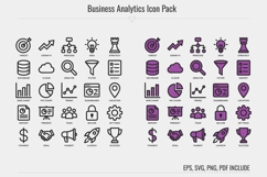 25 Business and Data Analytics Outline Icon Set Product Image 1
