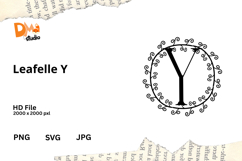 Leafelle Monogram Product Image 1