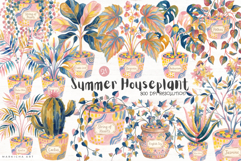 Charm Summer Houseplant Clipart Product Image 1