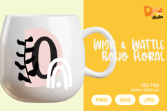 Wisp &amp; Wattle Boho Floral Monogram Product Image 1