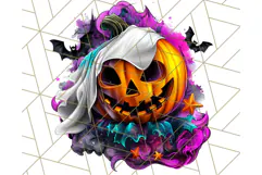 Pumpkin Party Halloween Clipart PNG, Cute Spooky Elements Product Image 5