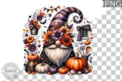 Halloween Kitchen Gnome Sublimation - Clipart PNG Design Product Image 1
