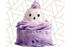 Realistic Halloween Cake Clipart PNG, Spooky Desserts Product Image 5