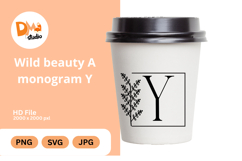 Wild Beauty Monogram Floral Product Image 1