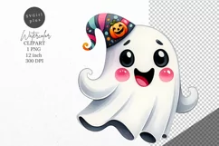 Halloween clipart, Ghost clipart, Autumn clipart Product Image 1