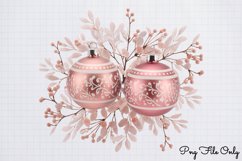 Pastel Christmas Clipart PNG Product Image 1