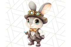 Vintage Steampunk Forest Animal PNG Clipart for Sublimation Product Image 5