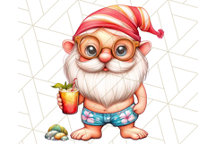 Beach Gnome Clipart Bundle, Cute Summer Gnomes PNG Product Image 7