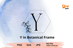 Botanical Frame Monogram Product Image 1