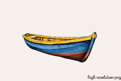 Watercolor Coastal Clipart PNG Product Image 1