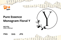 Pure Essence Monogram Floral Product Image 1