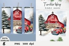 Christmas Tumbler Wrap, Christmas sublimation, Christmas Product Image 1
