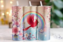 Cardinal Bird Tumbler Wrap | Sublimation | Tumblers Product Image 1