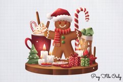 Gingerbread Man Clipart PNG Product Image 1