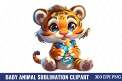 Baby Animal Sublimation Clipart Product Image 1