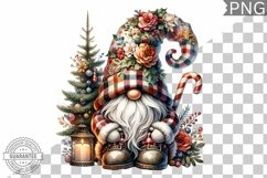 Christmas Gnome Sublimation - Clipart PNG Design Product Image 1