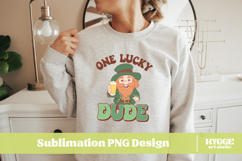 Happy St Patrick&#039;s Day PNG DTF Irish Lucky Leprechaun Beer Product Image 2