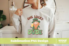 Happy St Patrick's Day PNG DTF Irish Lucky Leprechaun Beer Product Image 2