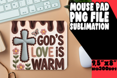 joyful MOUSE MAT Sublimation Style, Christian Product Image 1