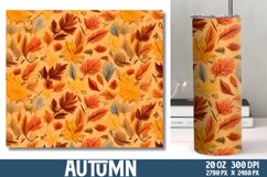 Autumn Tumbler Wrap, Tumbler Wrap PNG Product Image 1