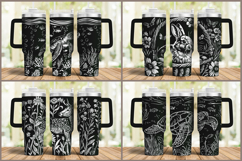 40oz Tumbler laser svg engraved wrap Product Image 27