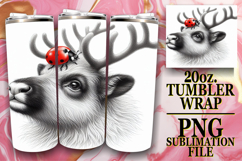 Bright love 20oz tumbler wrap, Cute Animals Product Image 1